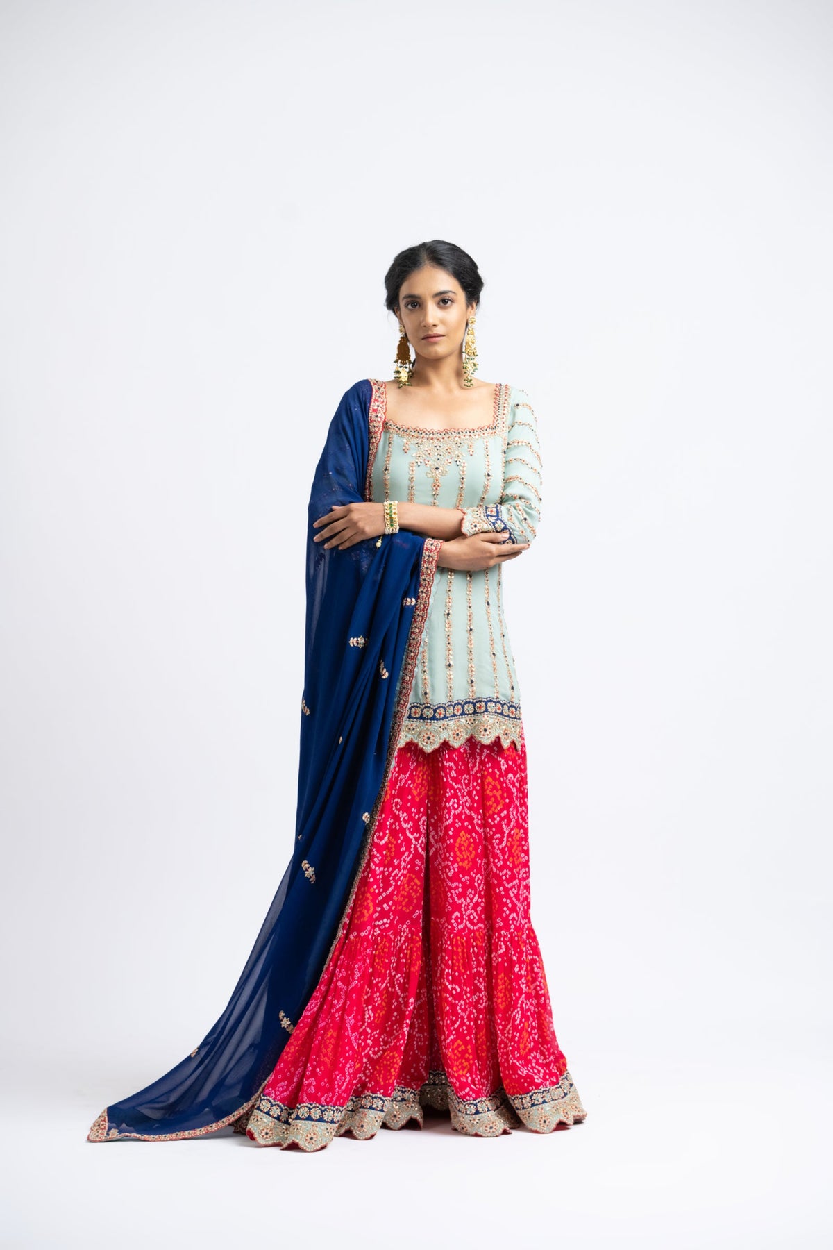 Bhandhej Sharara Set