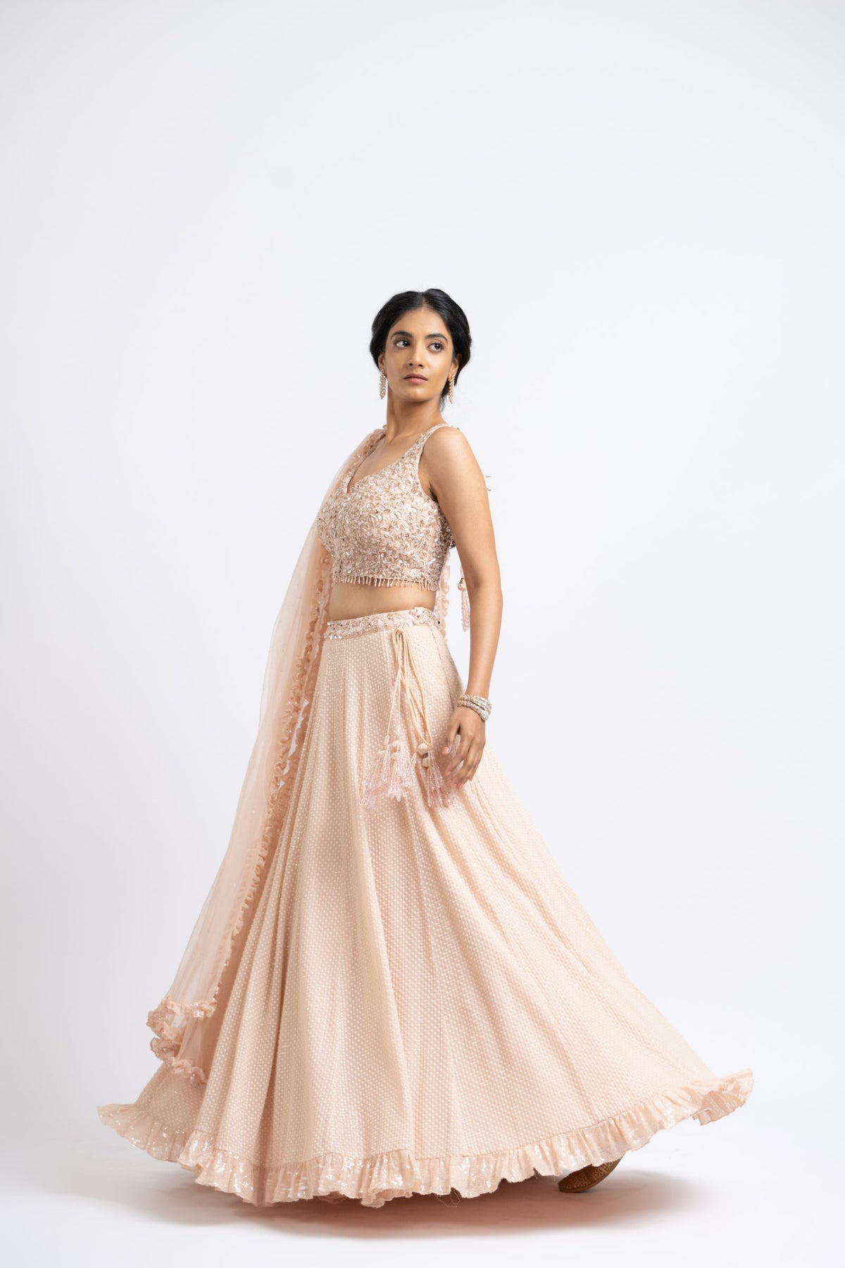 Pink Lehenga Choli Set