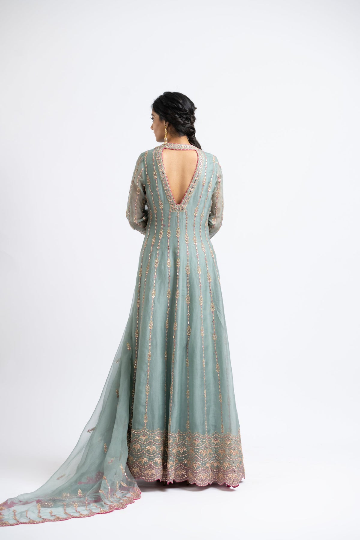 Jacket Sharara Set