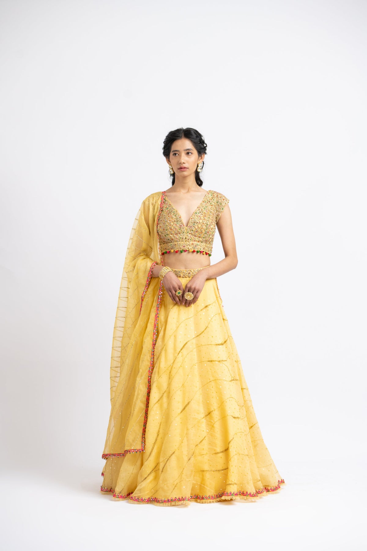 Sunburst Lehenga Choli Set