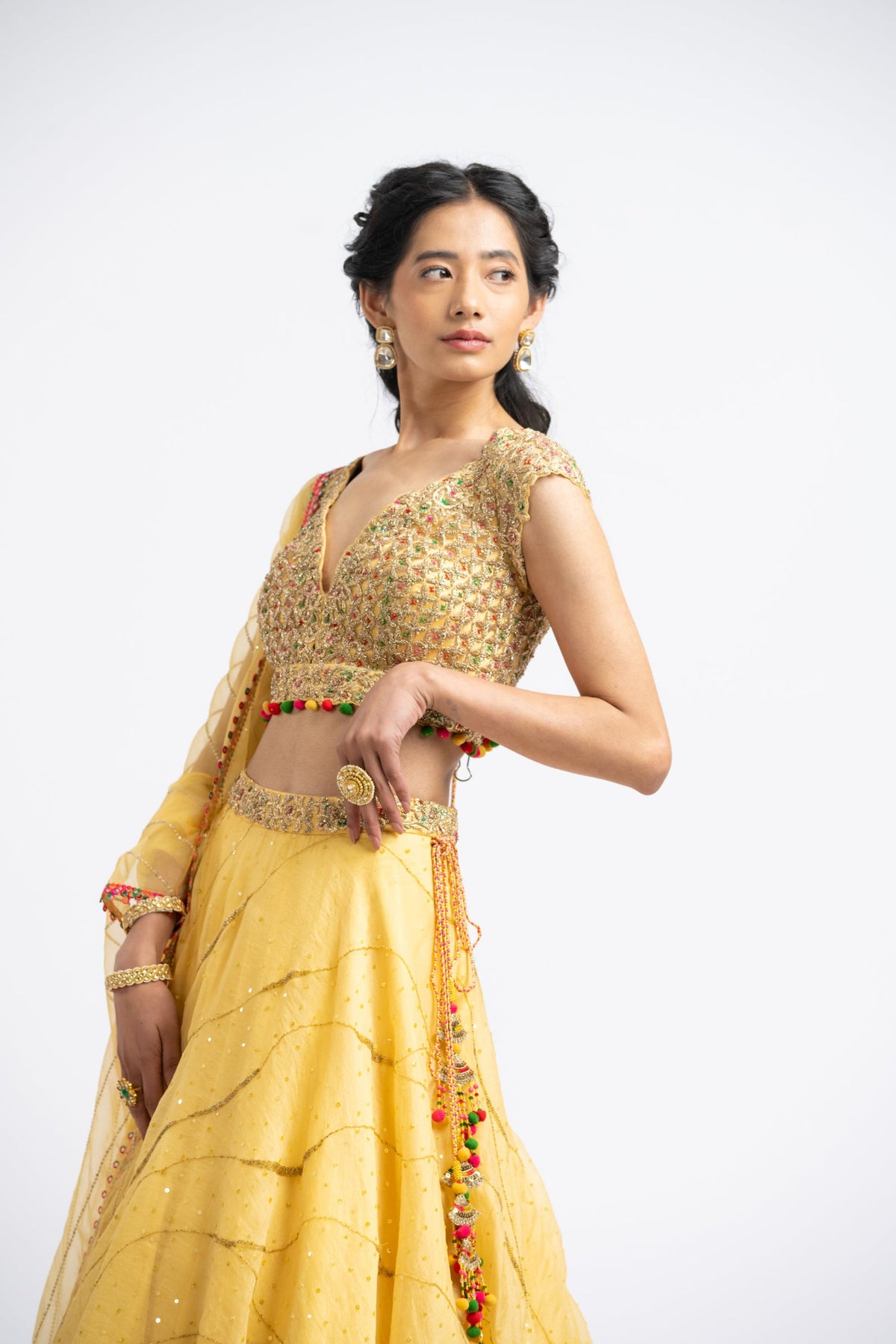 Sunburst Lehenga Choli Set