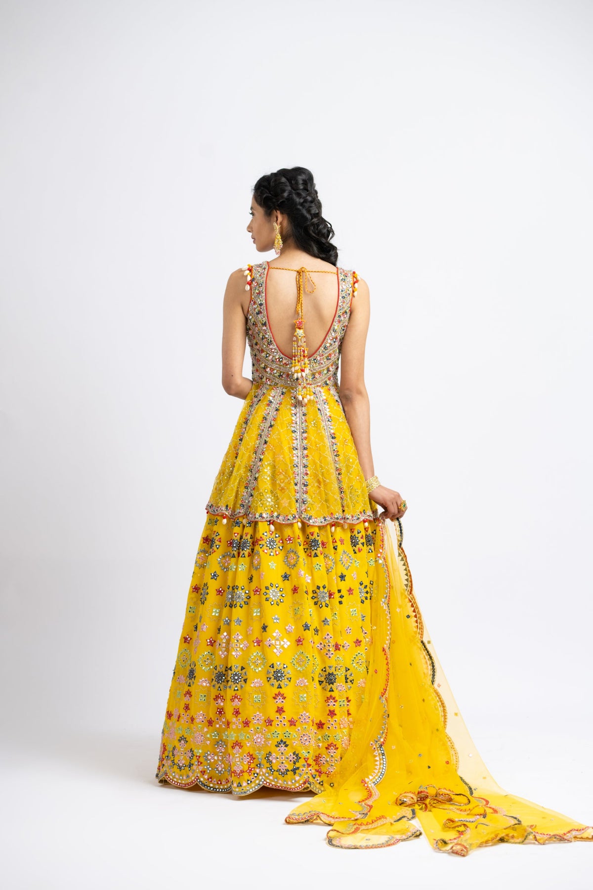 Vibrant Yellow Lehenga Set
