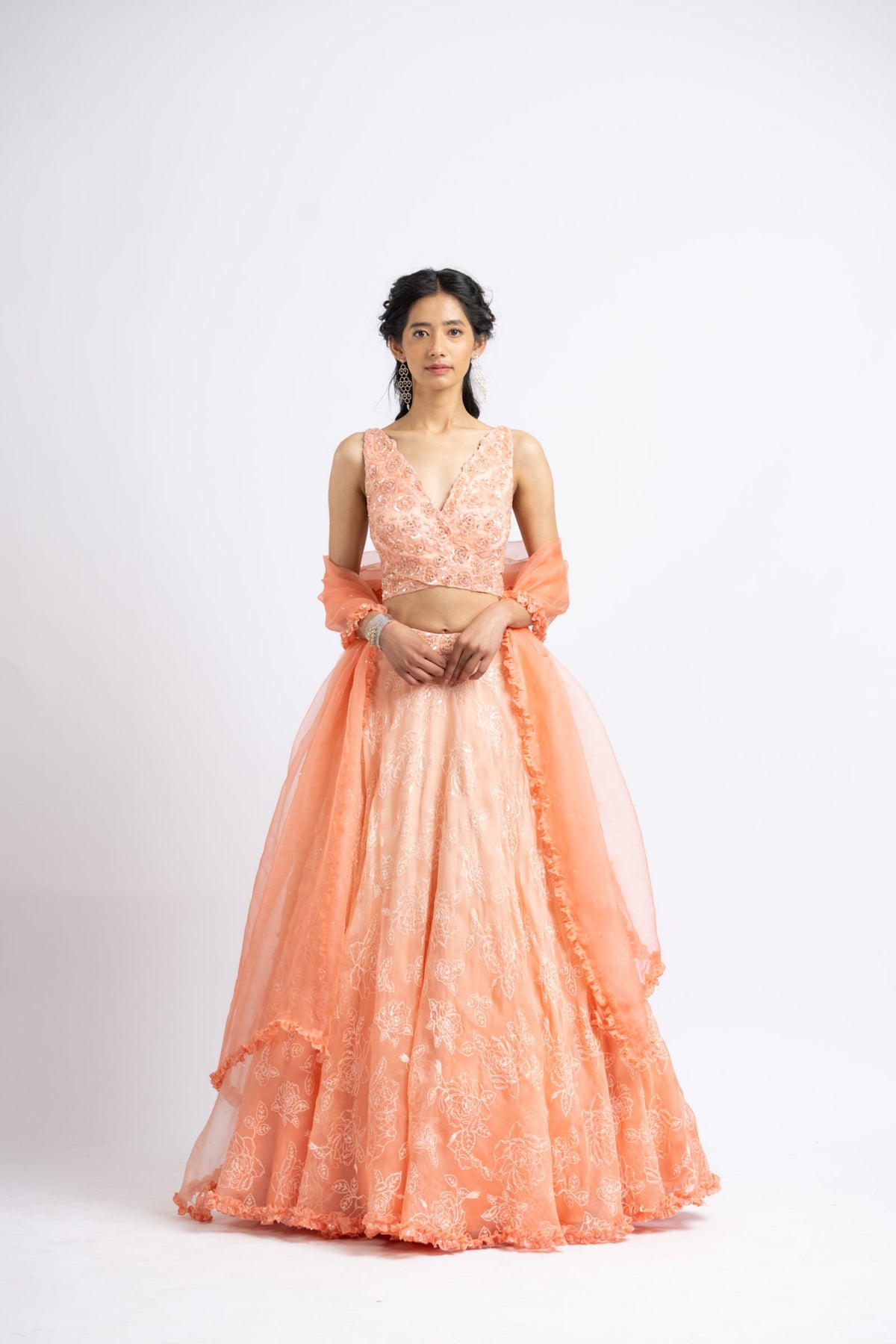 Mango Ombrey Lehenga Set