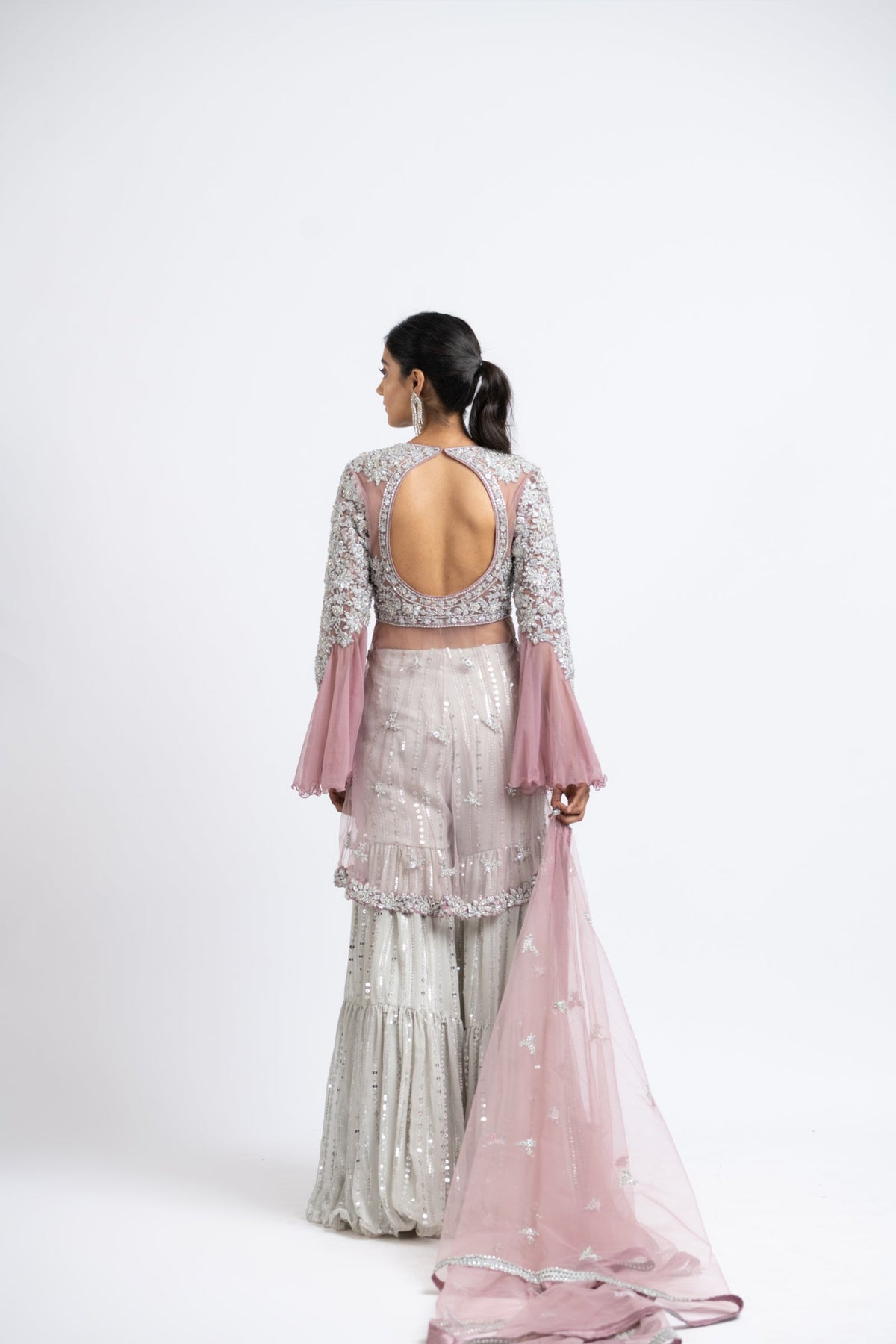 Peplum Sharara Set
