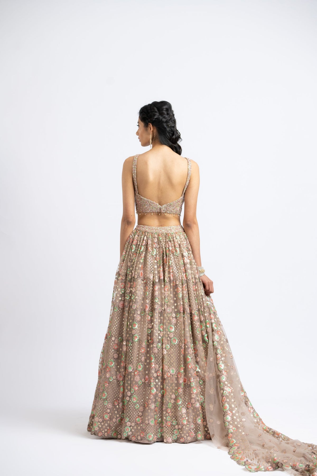 Mocca Lehenga Choli Set