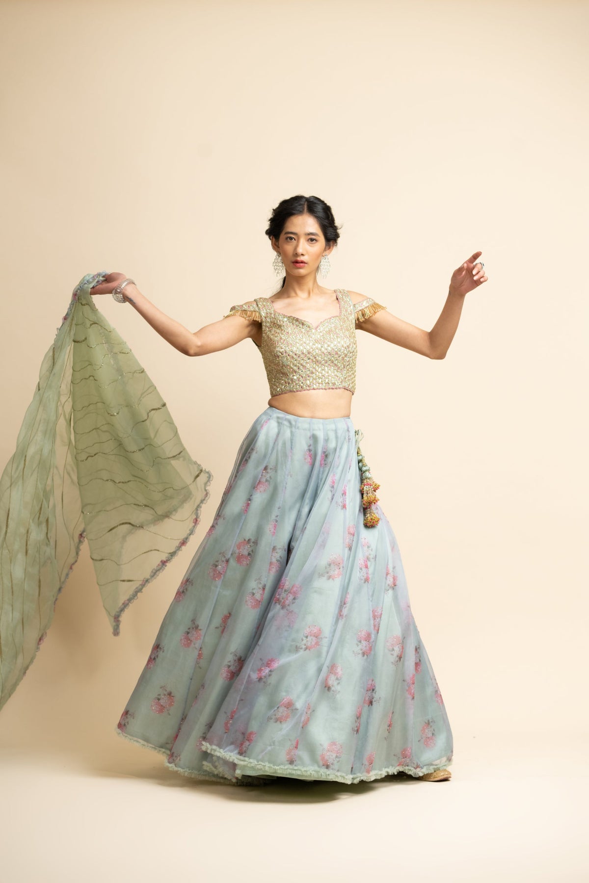 Jade Lehenga Choli Set