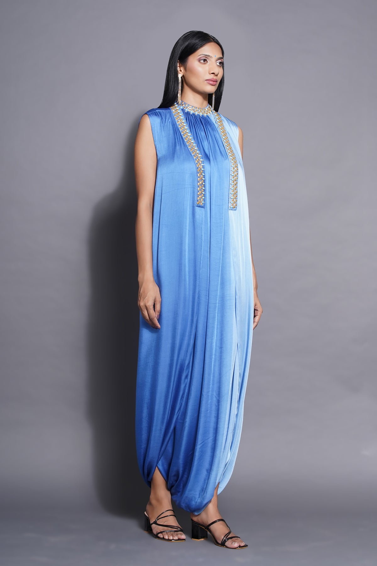 Ombre Royal Blue Jumpsuit