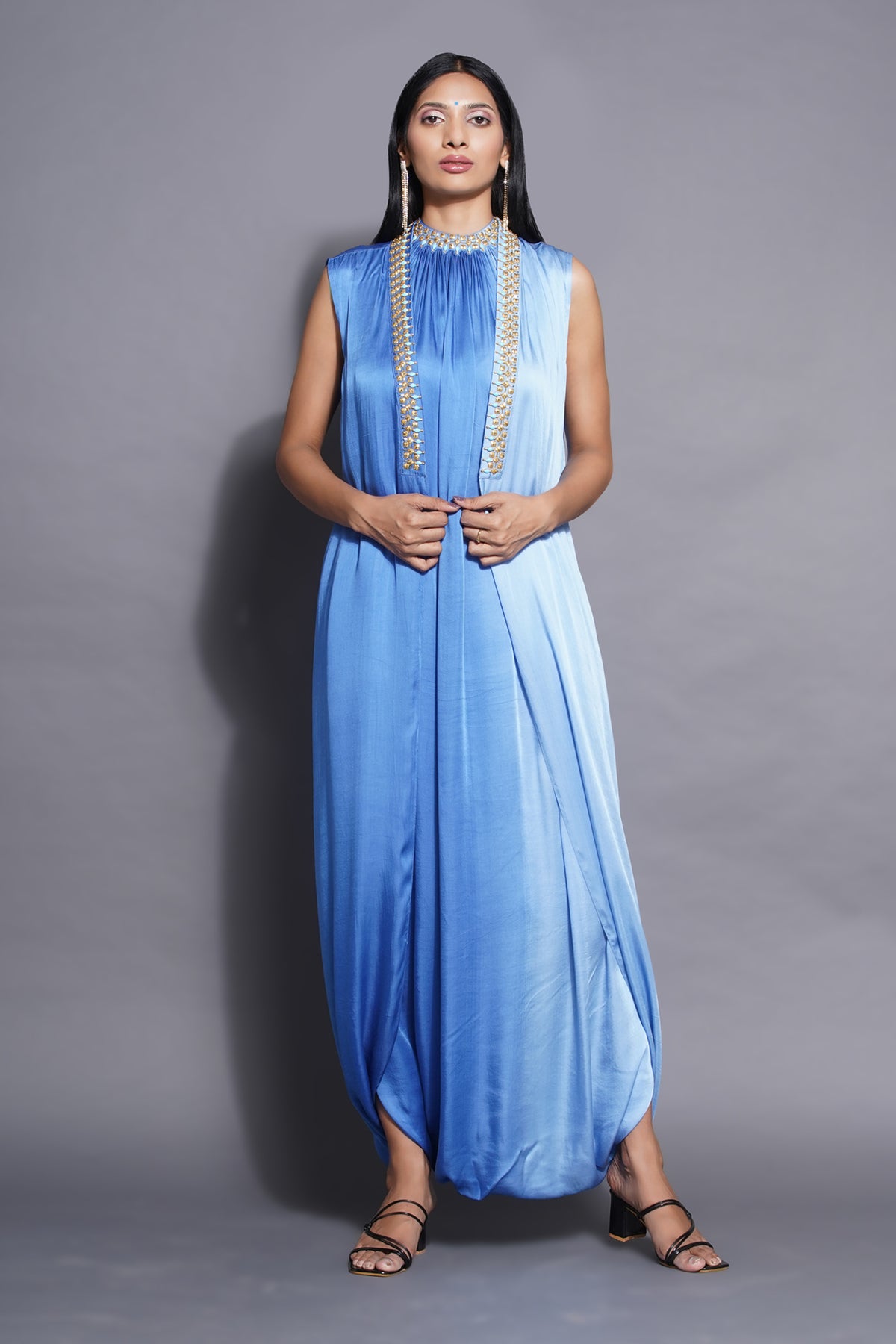 Ombre Royal Blue Jumpsuit