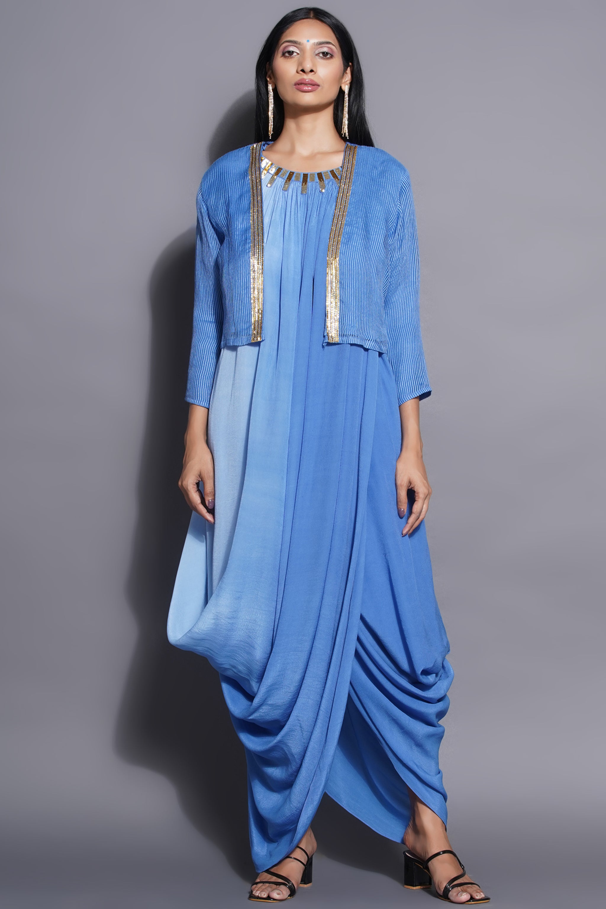 Rahul & Anushka - Double Layered Dress and Jacket M Rahul & Anushka - Double Layered Dress and Jacket M
