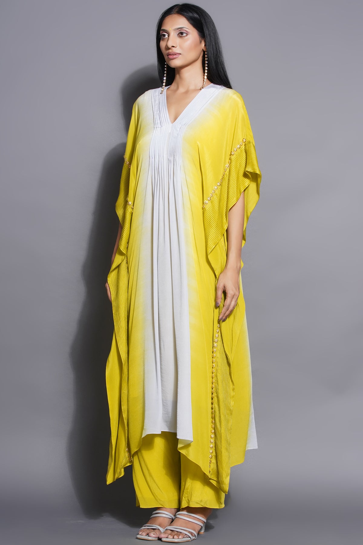 Lime Light Dress With Palazzo