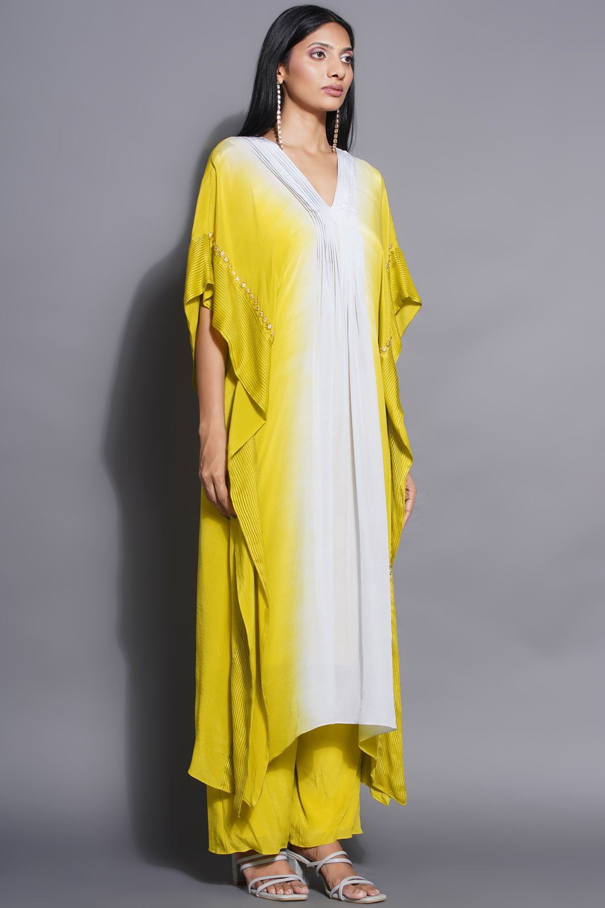 Lime Light Dress With Palazzo