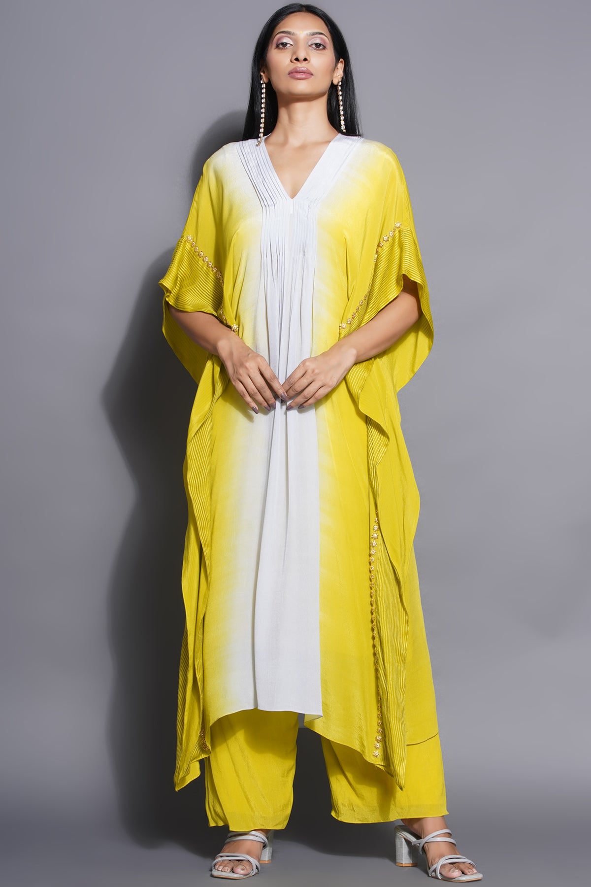 Lime Light Dress With Palazzo
