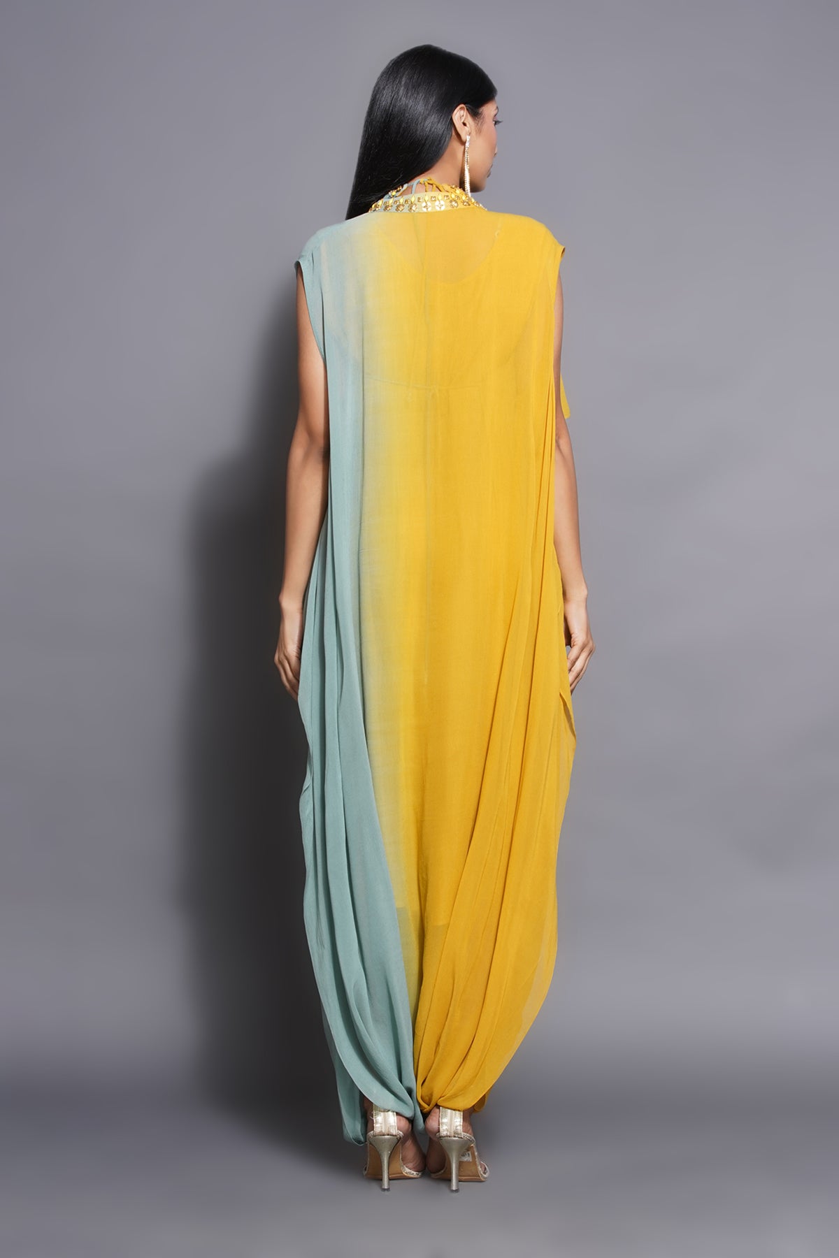 Ombre Majestic Yellow Jumpsuit