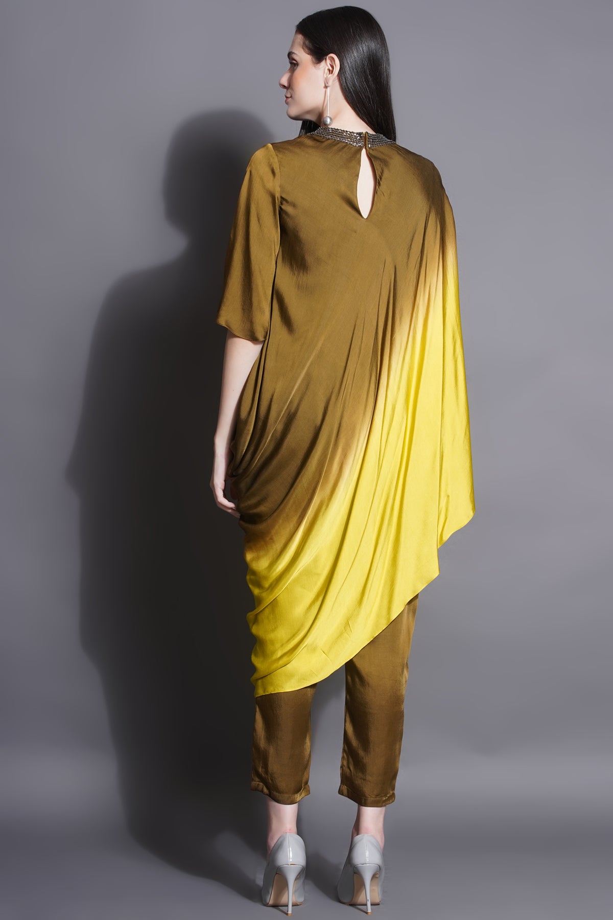 Lime Light Draped Coordinated Set