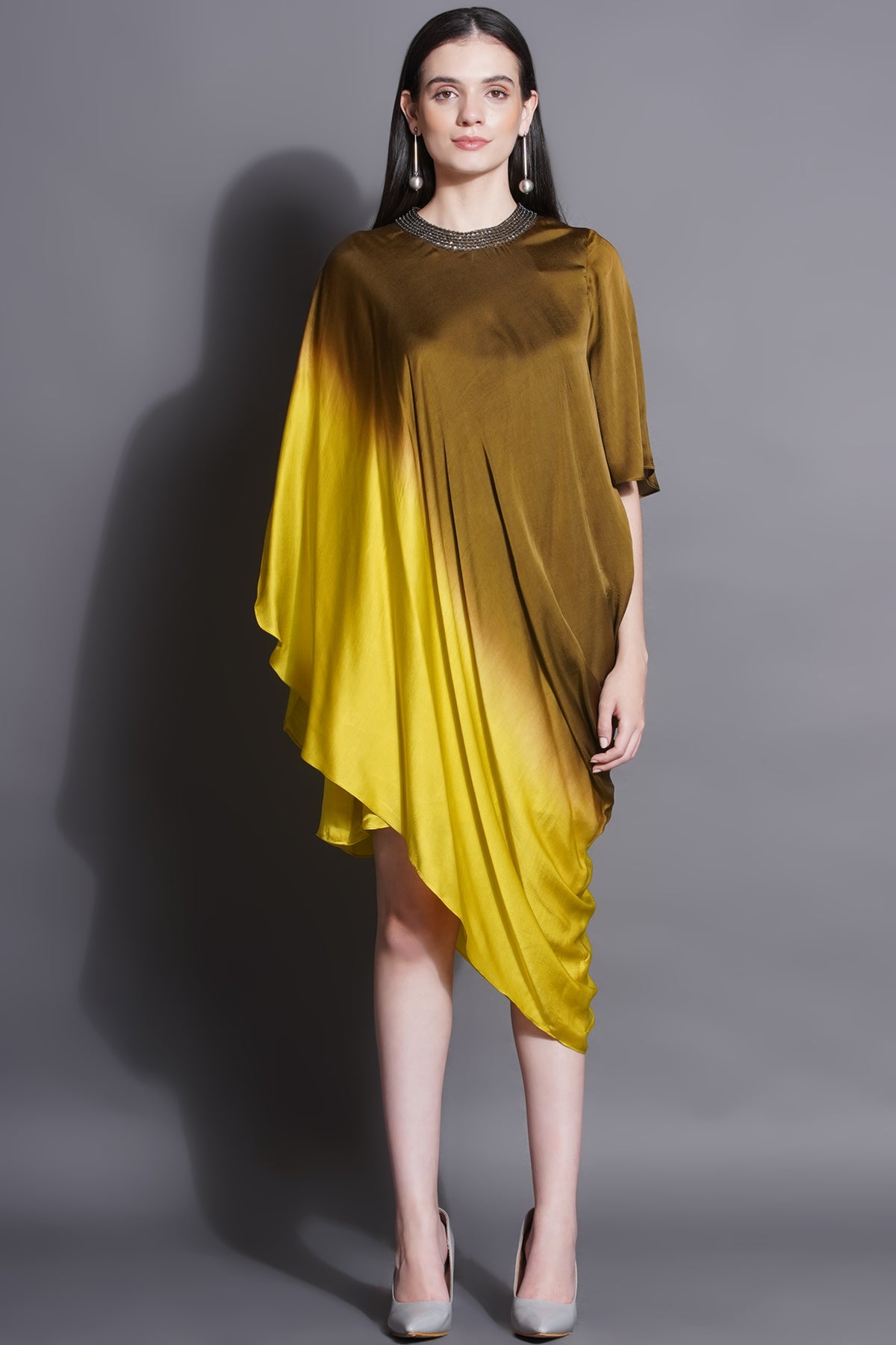 Lime Light Draped Coordinated Set