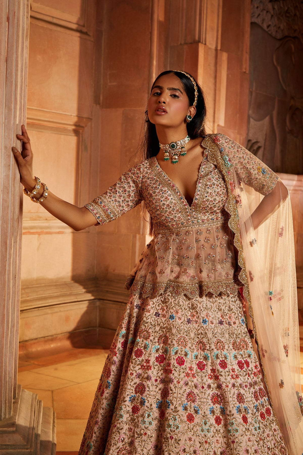Blush Pink Lehenga Set