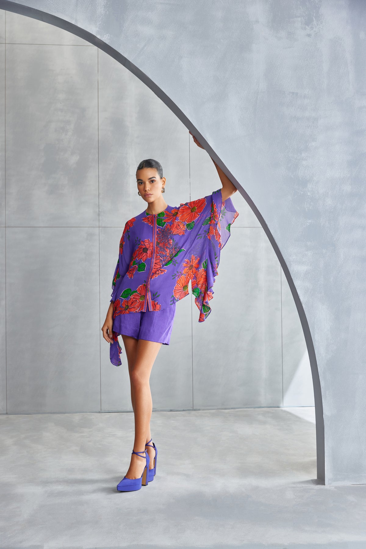 Zinnia Frill Sleeve Top
