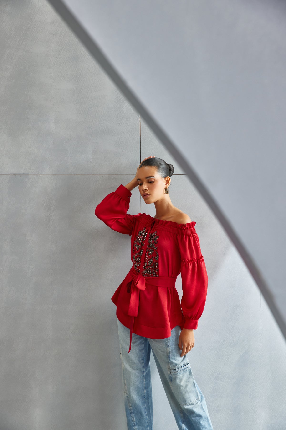 Riverleaf Off Shoulder Top