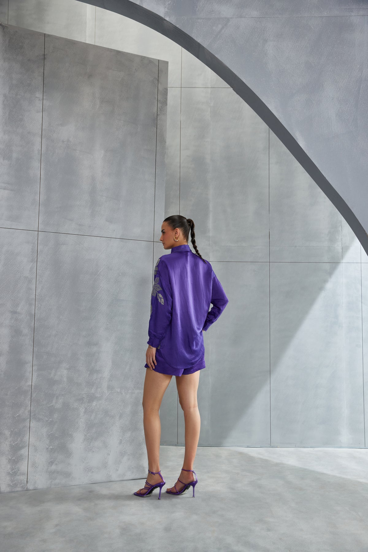 Wild Violet Boxy Shirt