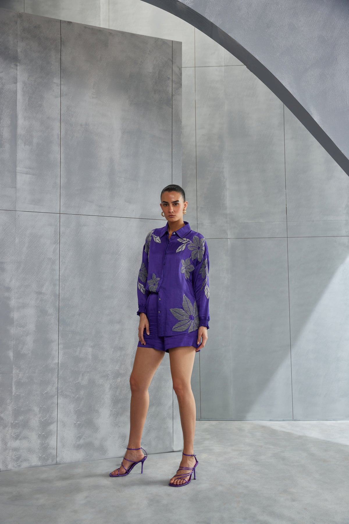 Wild Violet Boxy Shirt