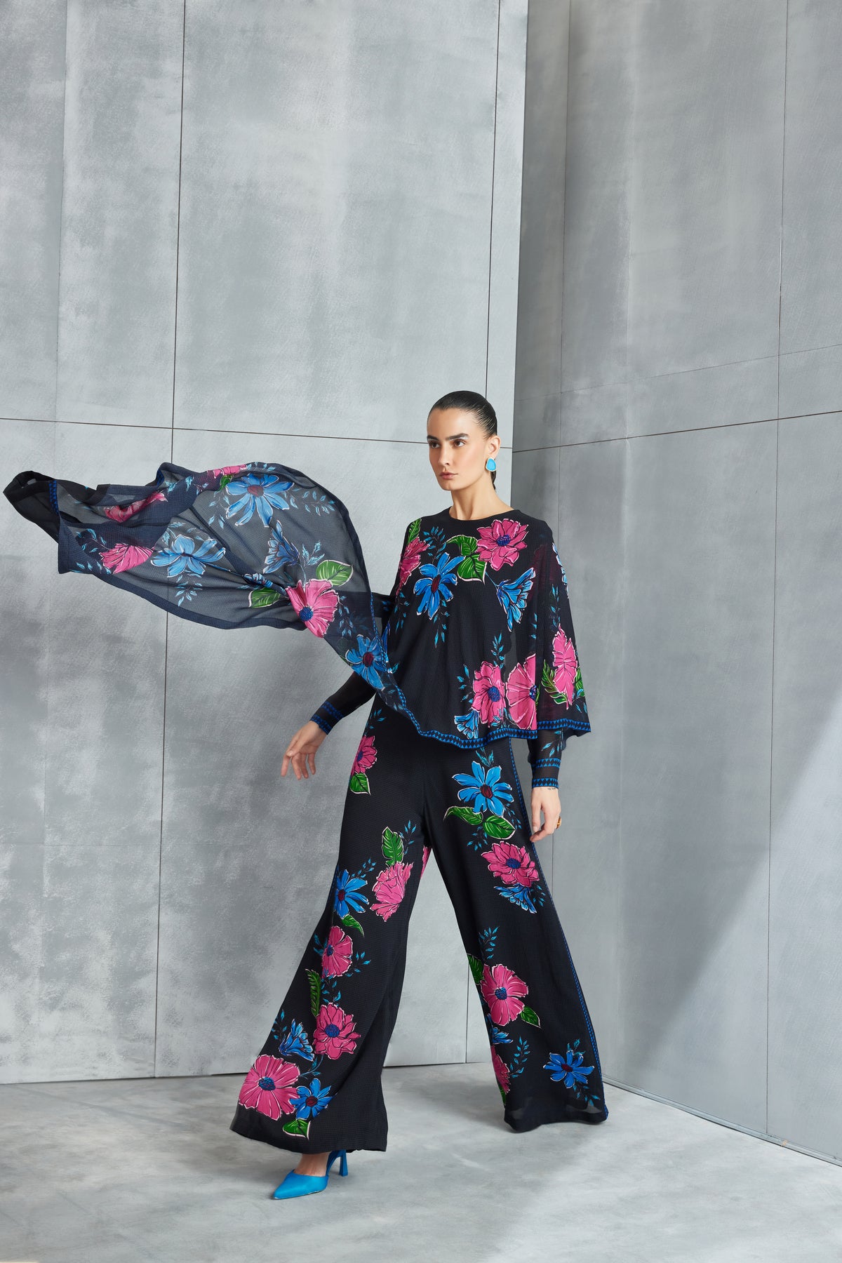 Zinnia Cape Jumpsuit