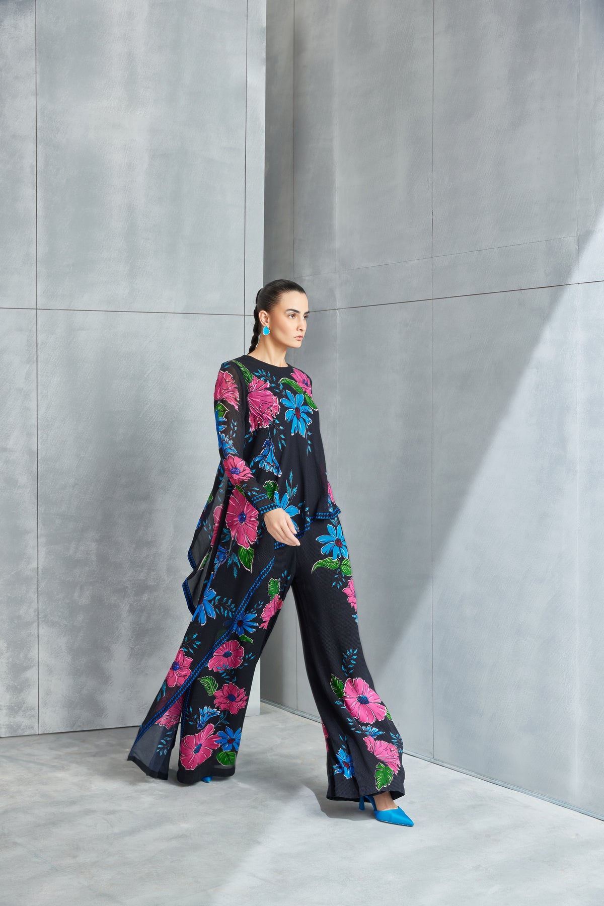 Zinnia Cape Jumpsuit