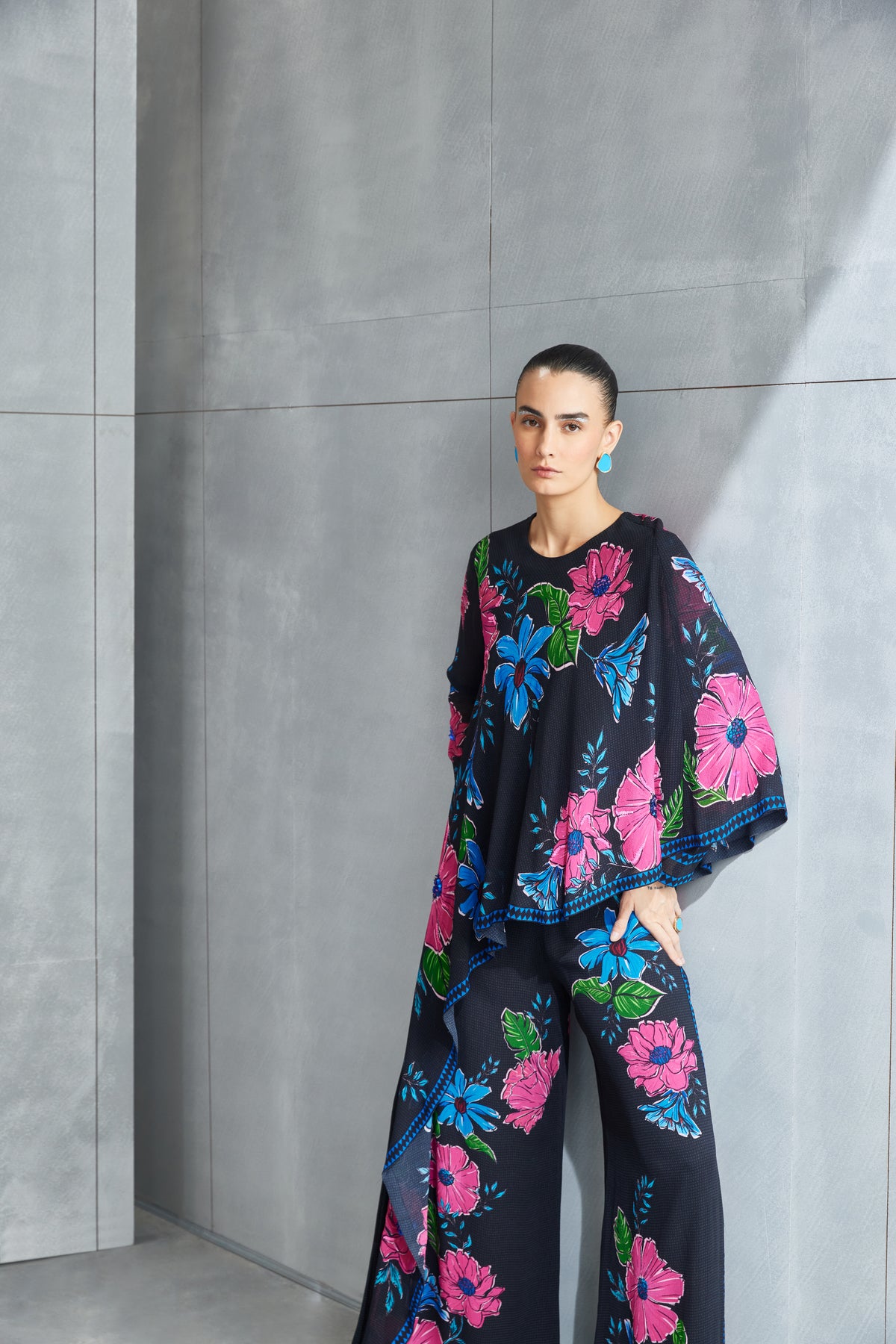 Zinnia Cape Jumpsuit