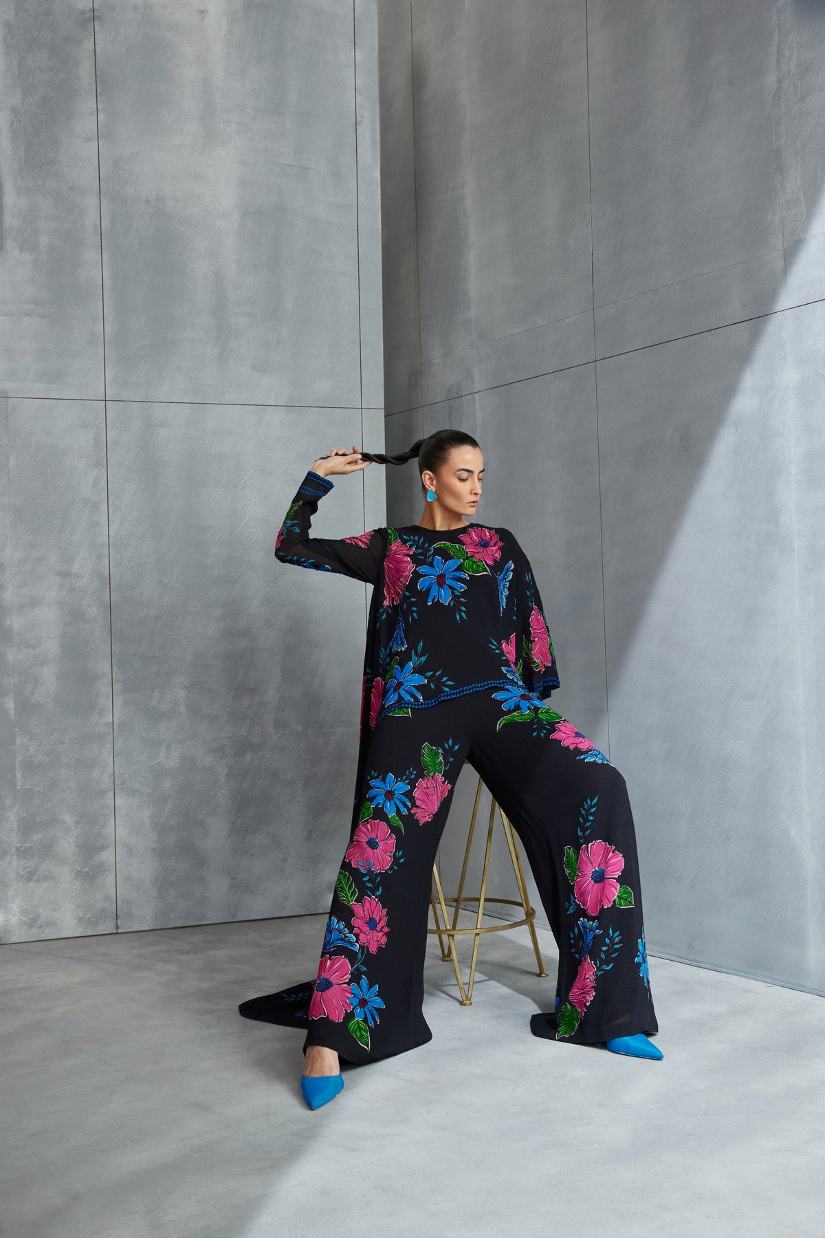 Zinnia Cape Jumpsuit