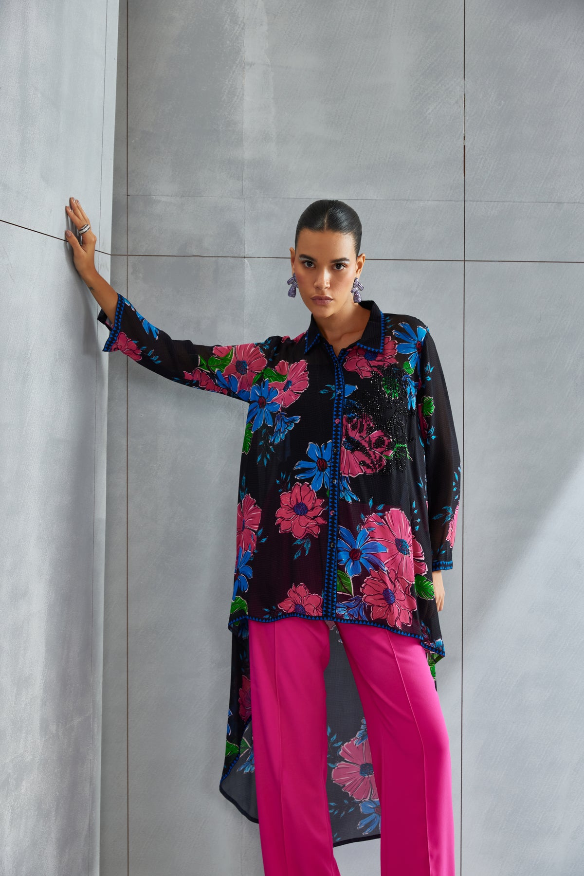 Zinnia Long Back Tunic
