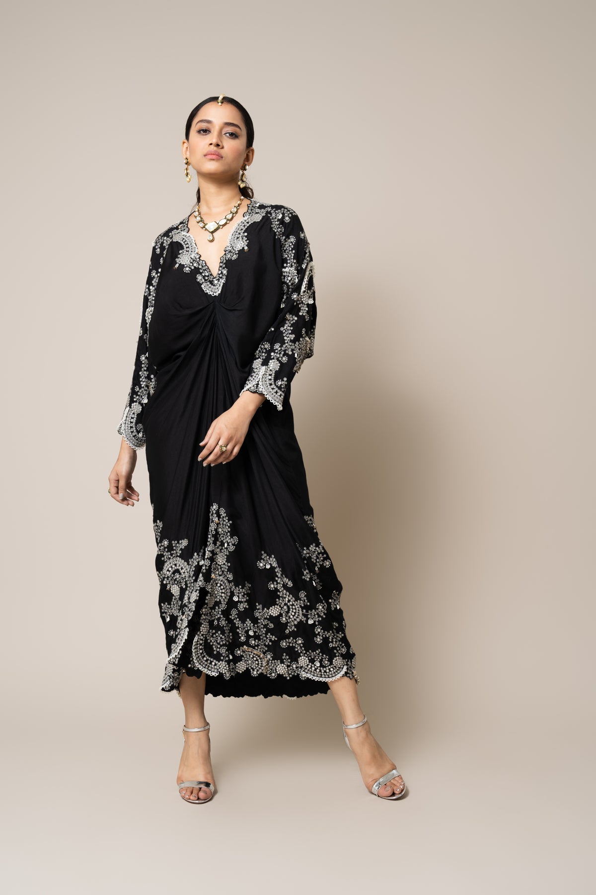 Black Kaftan Dress