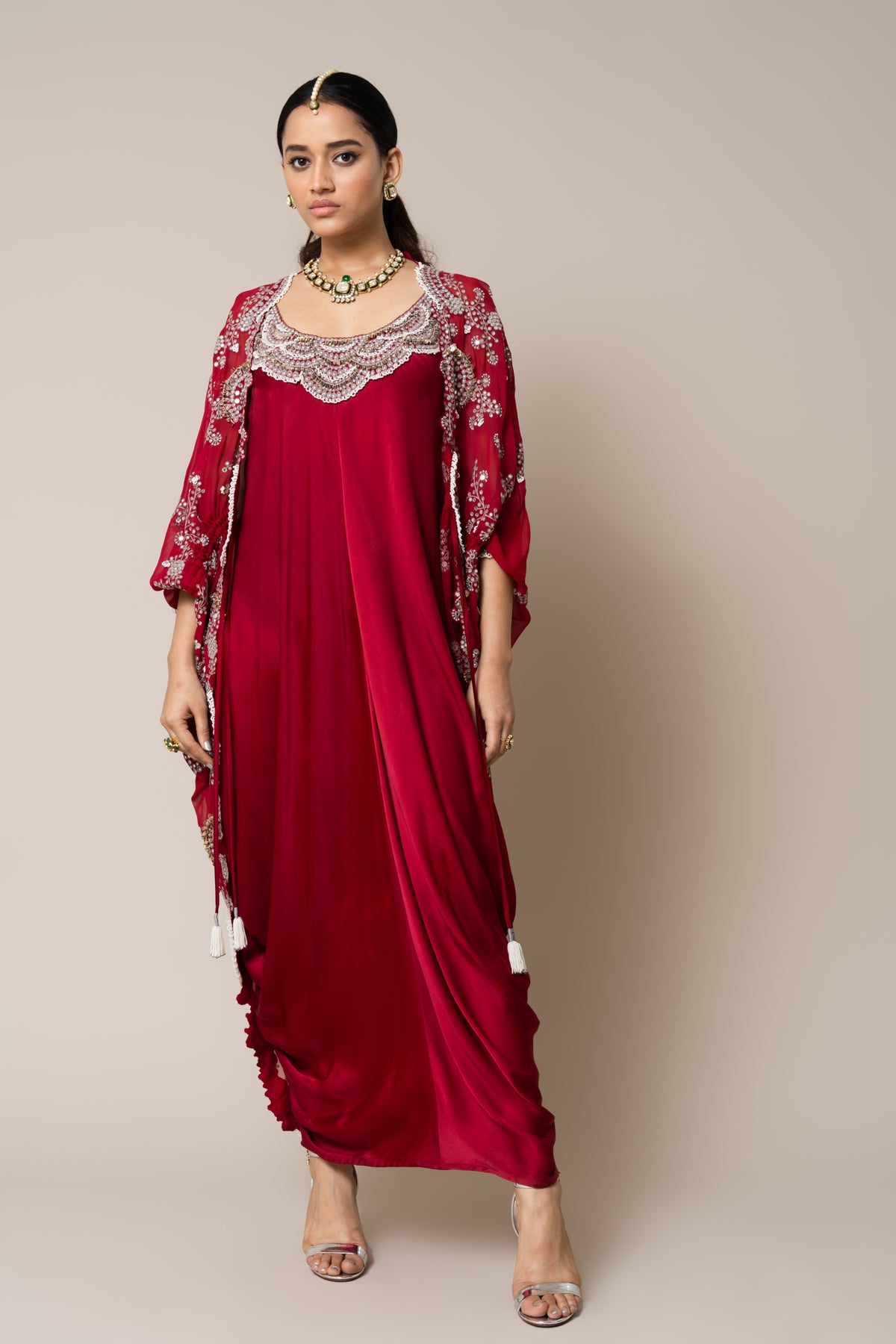Burgundy Dress Set