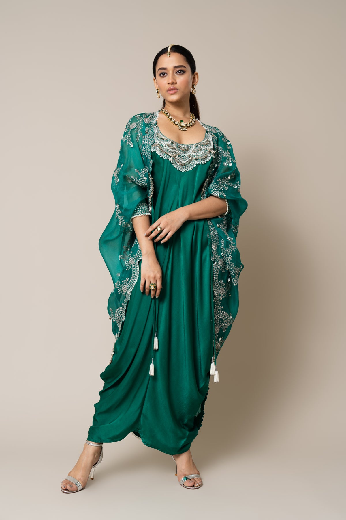 Sea Green Dress Set