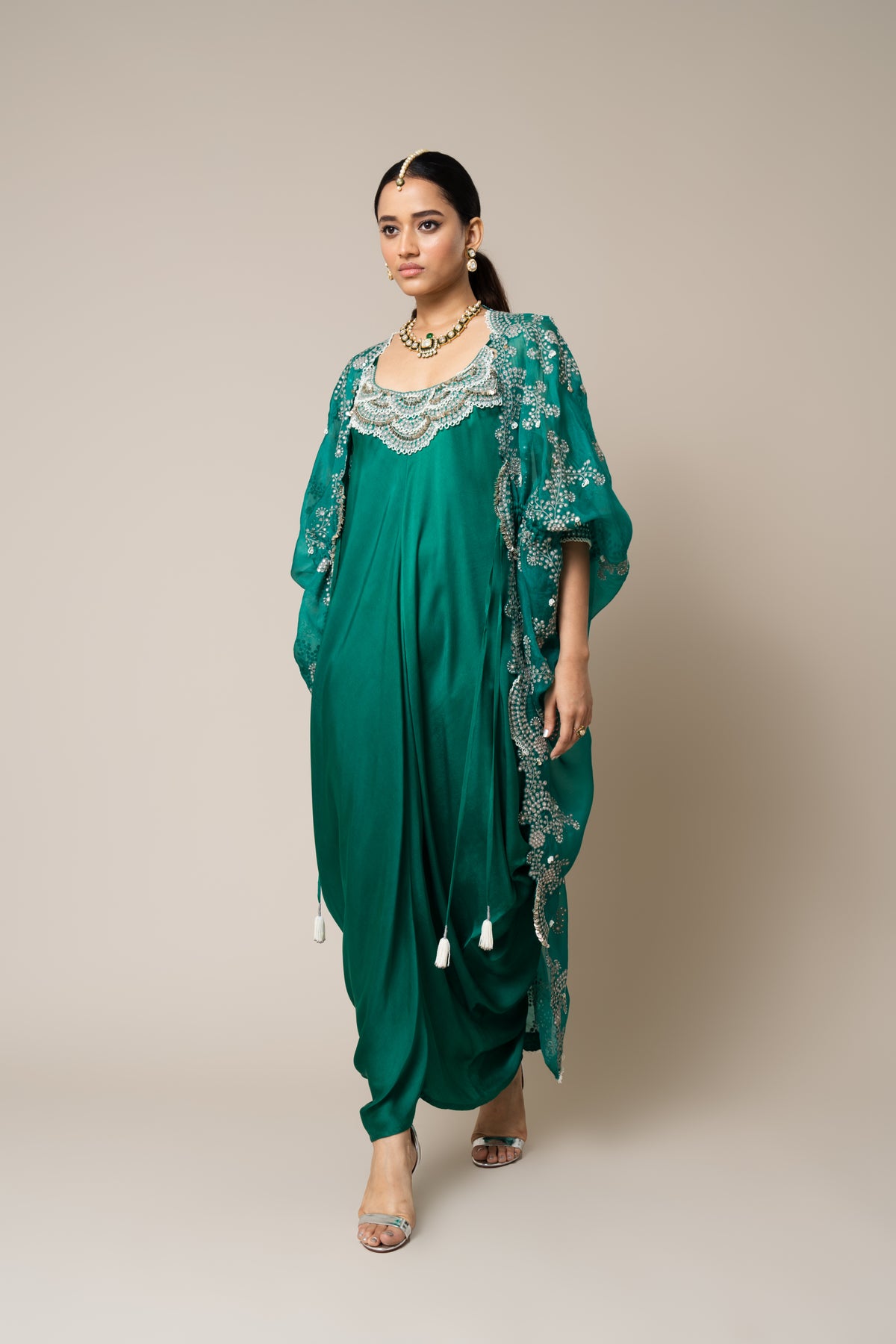 Sea Green Dress Set
