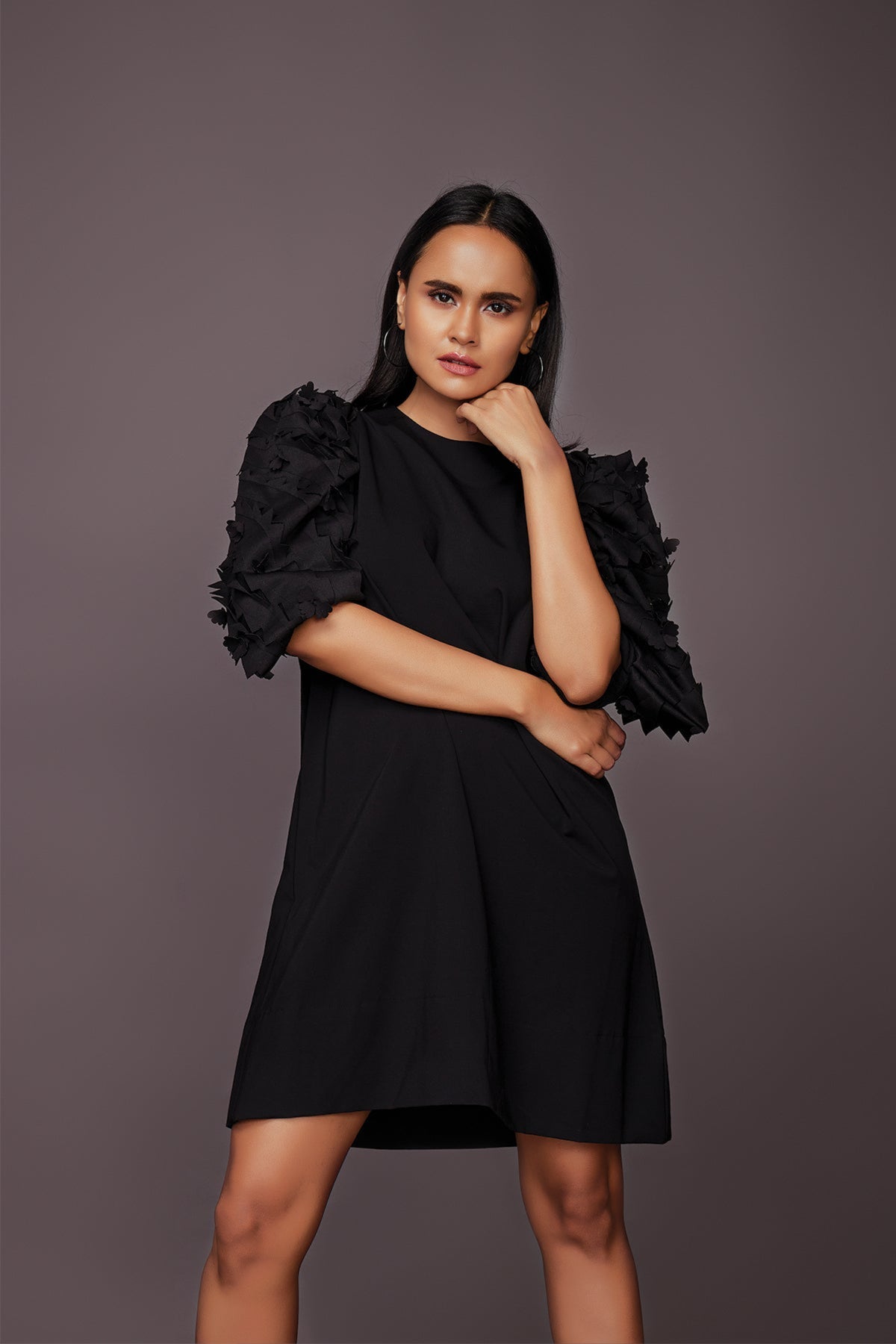 Shift Cutwork Dress