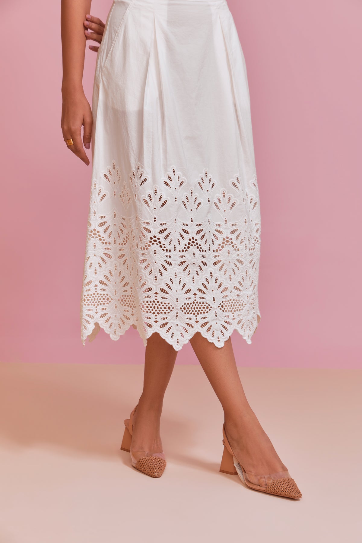 Zoe Set in White