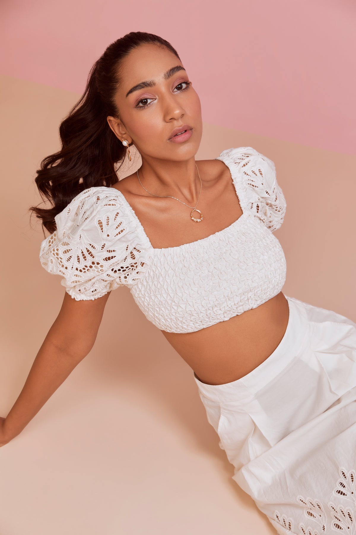 Zoe Set in White