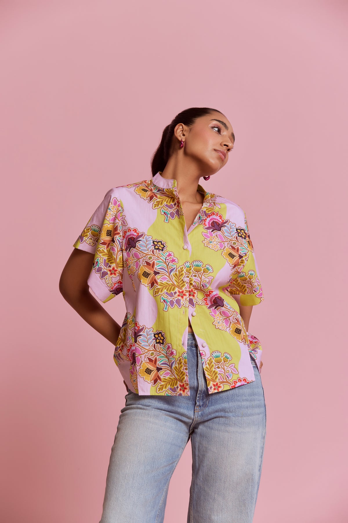 Floral Vine Margot Shirt