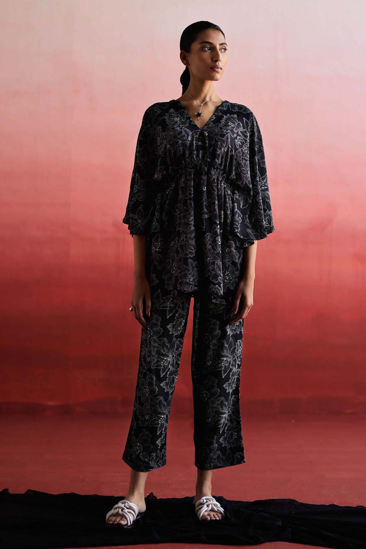 Gen Smocking Top &amp; Pant Co-ord Set