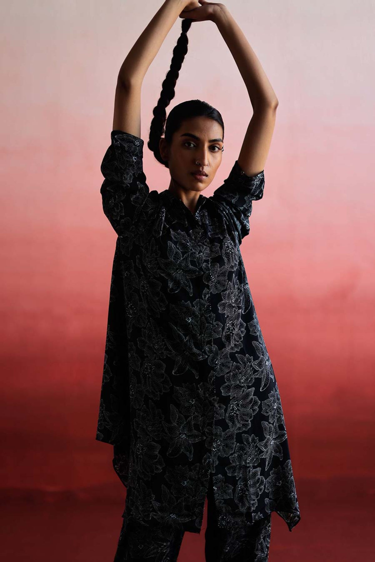 Gen Low Back Shirt &amp; Pant Co-ord Set