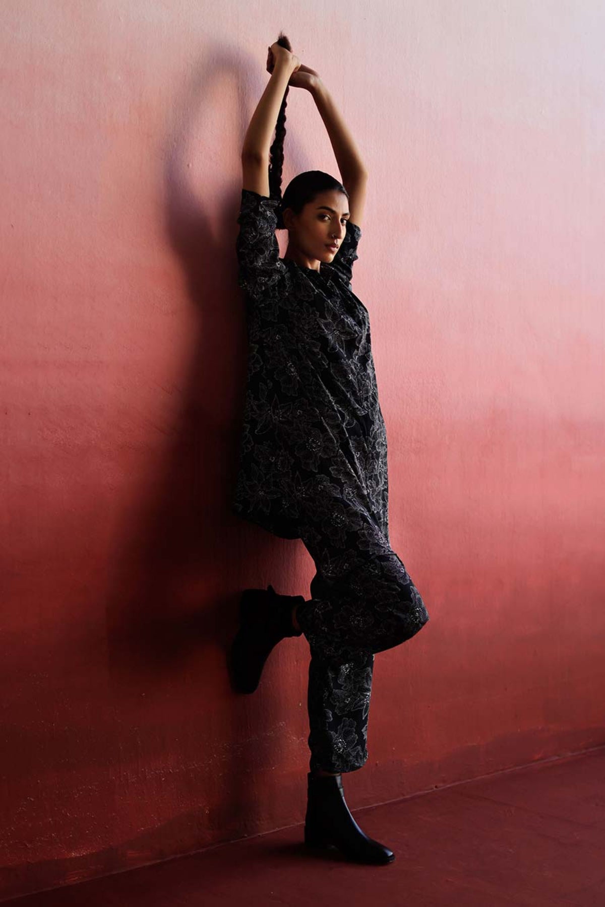 Gen Low Back Shirt &amp; Pant Co-ord Set