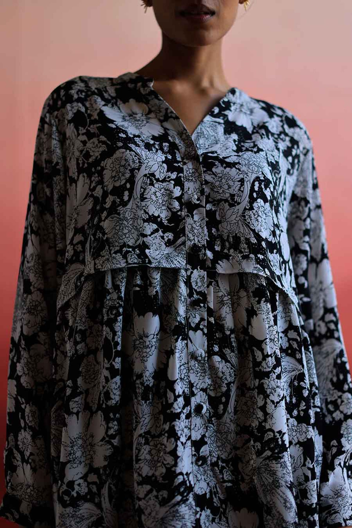 Qian Grid Shirt &amp; Pant Co-ord Set