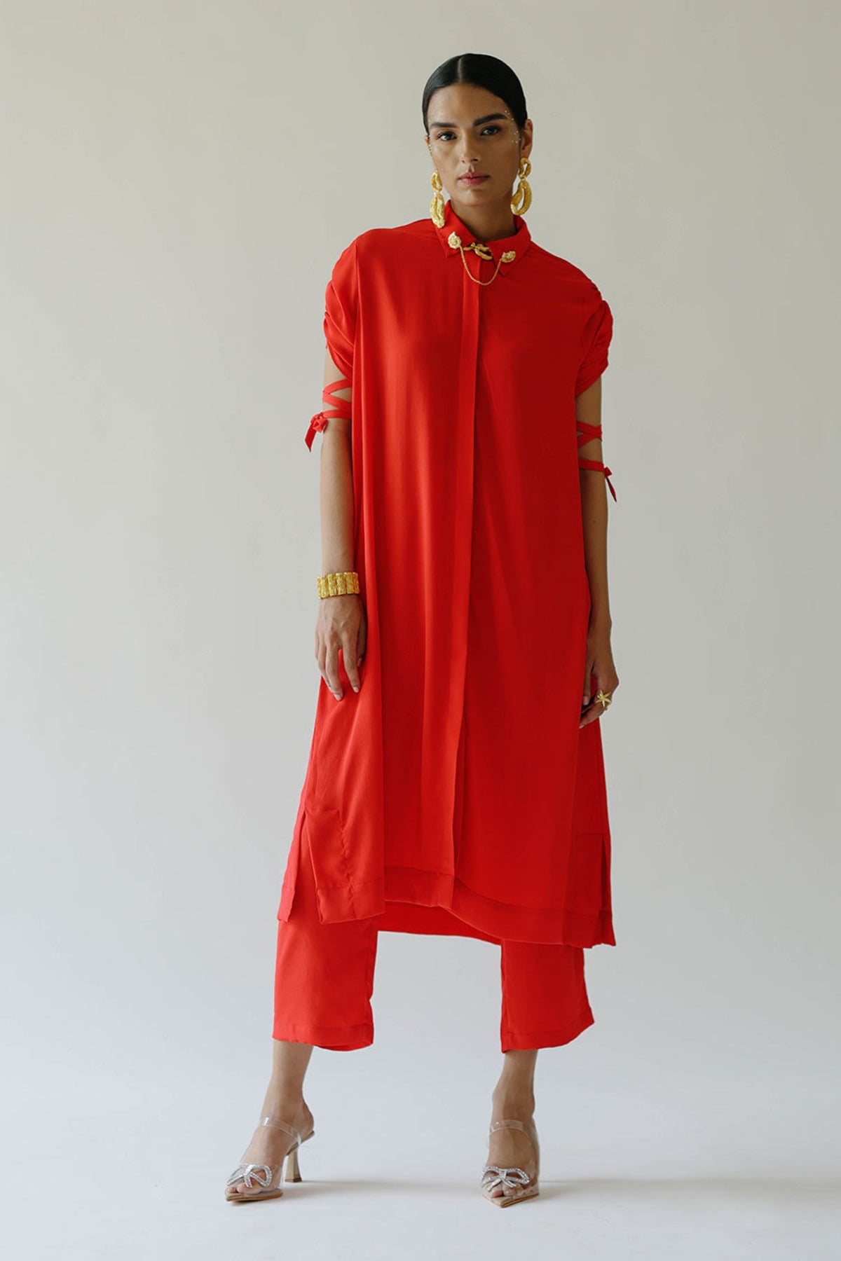 Amelia Red Kurta Set