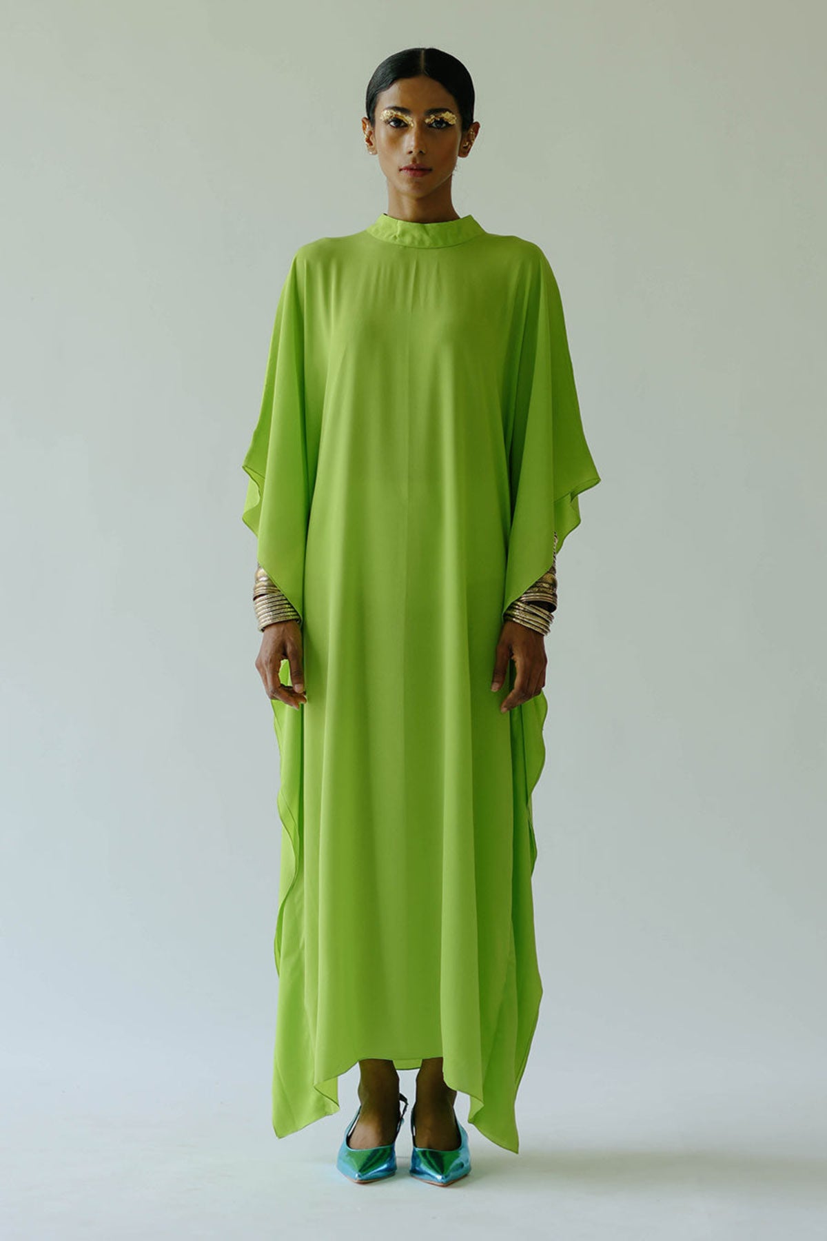 Mimi Green Kaftan Set