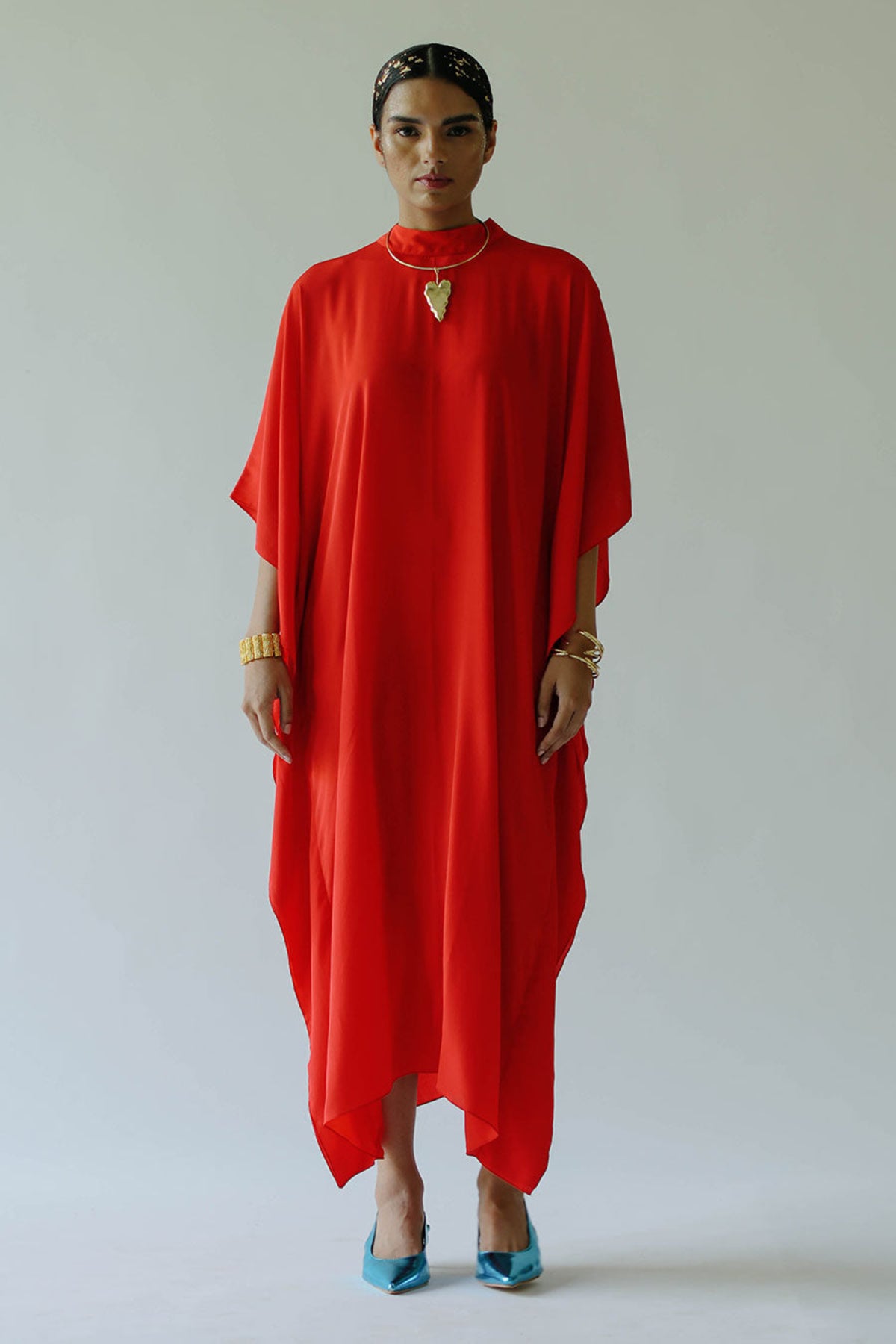 Mimi Red Kaftan Set