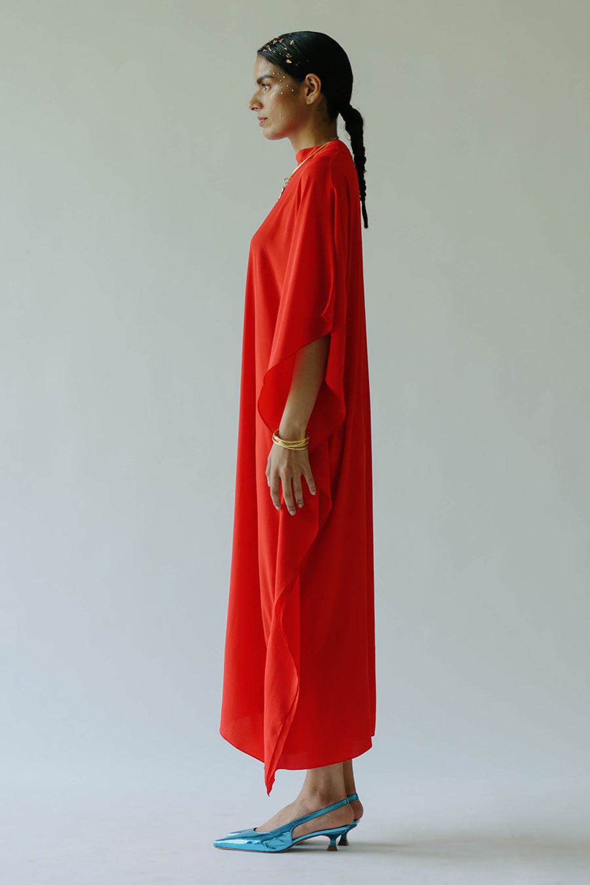 Mimi Red Kaftan Set