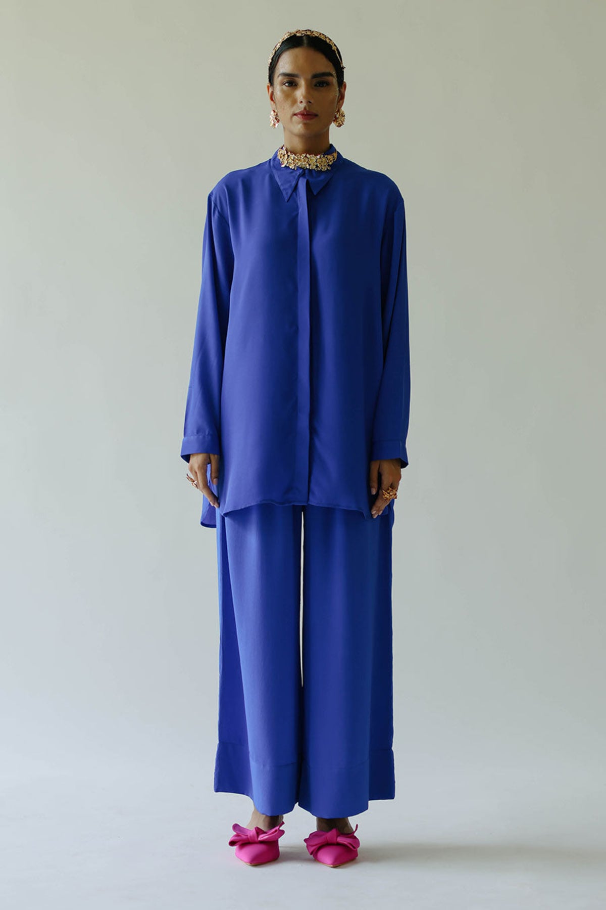 Naomi Blue Co-ord Set