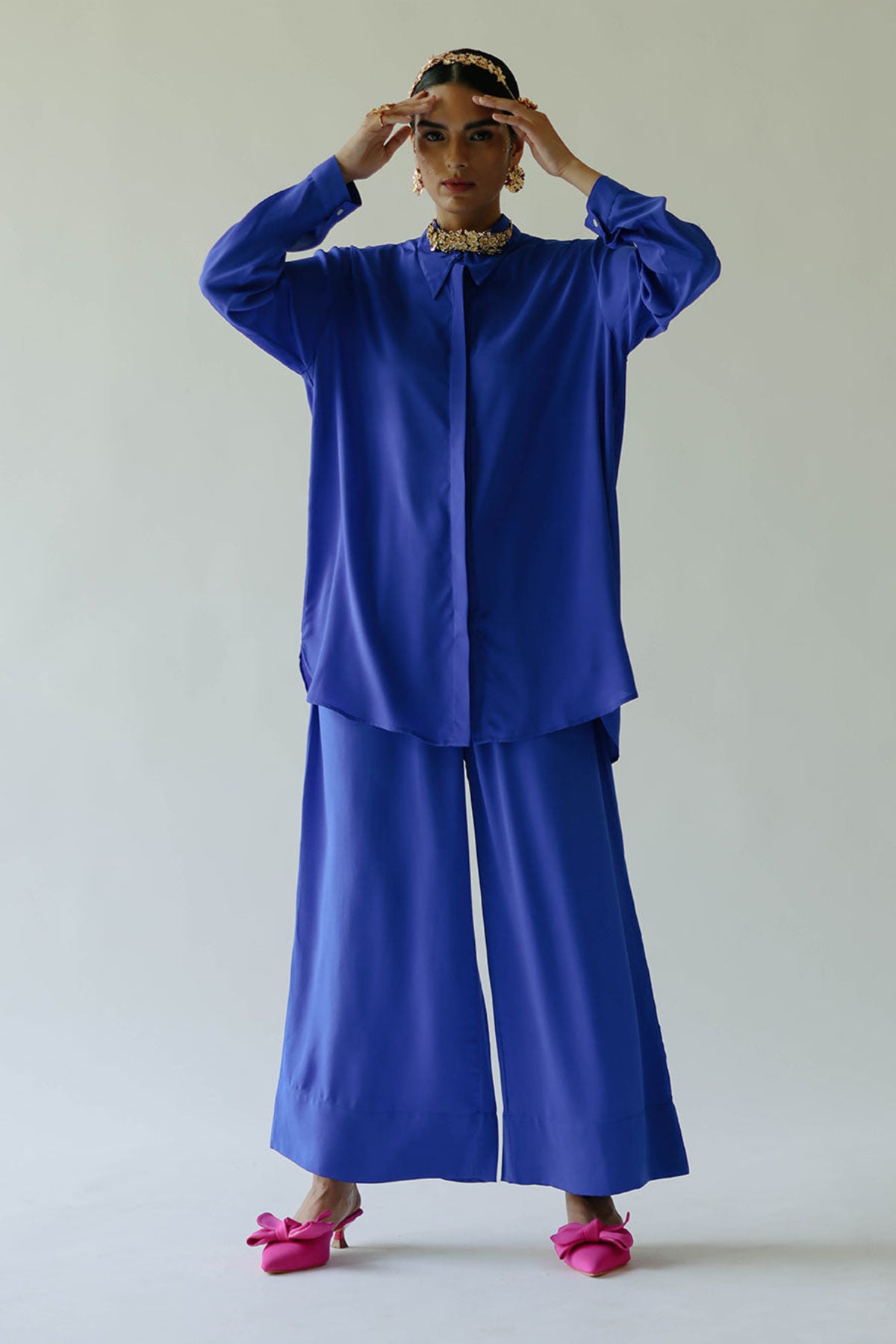 Naomi Blue Co-ord Set