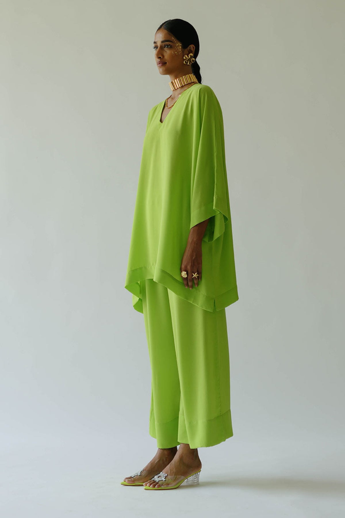 Zoey Green Tunic Set