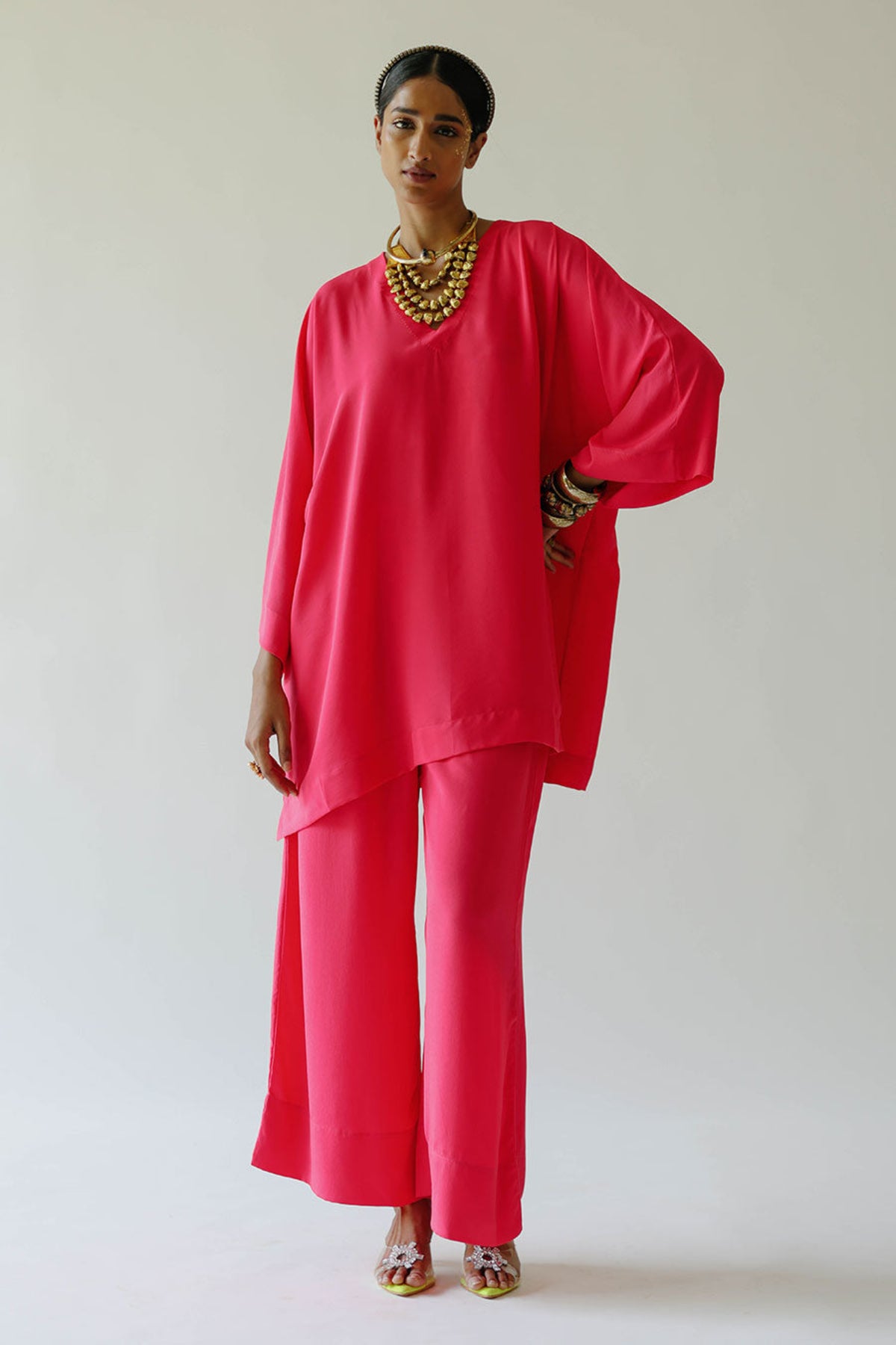 Zoey Pink Tunic Set