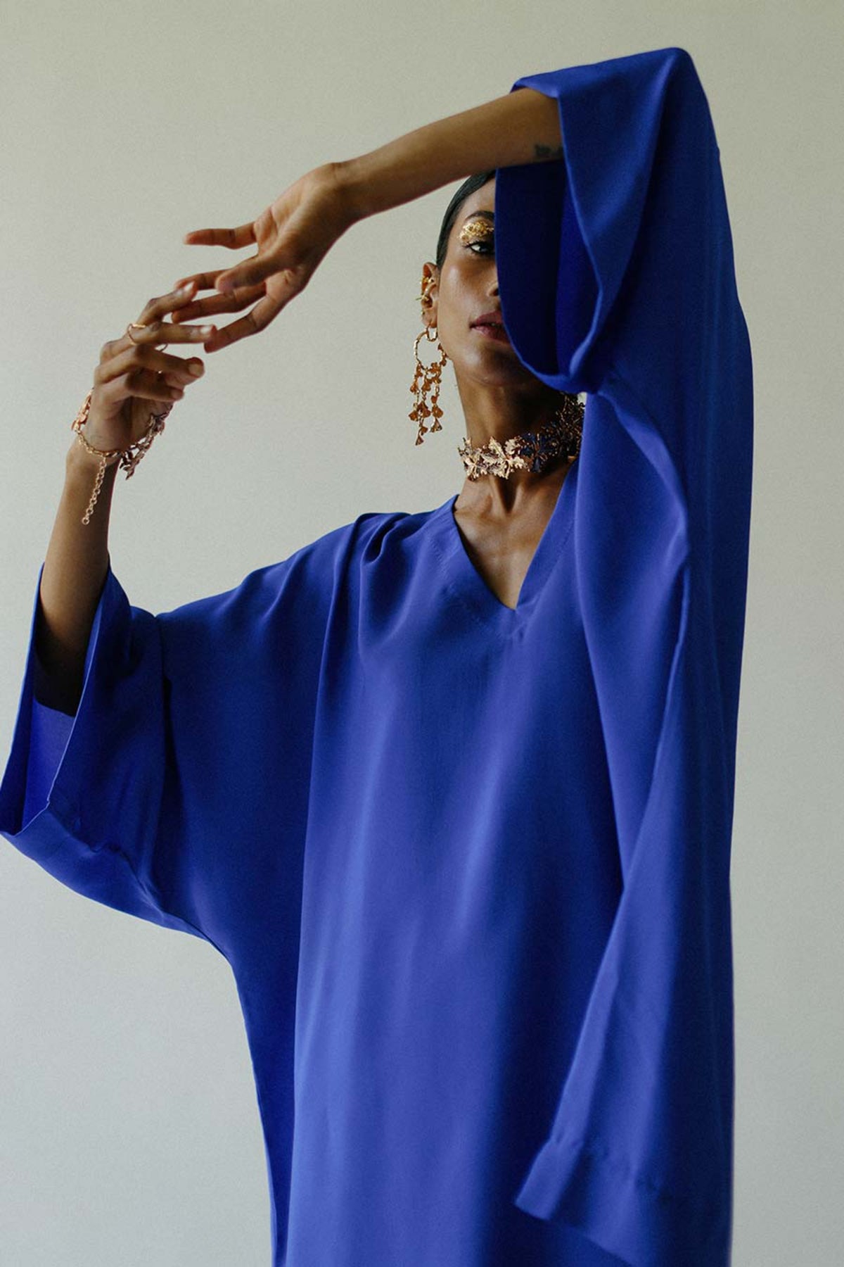 Zoey Blue Tunic Set